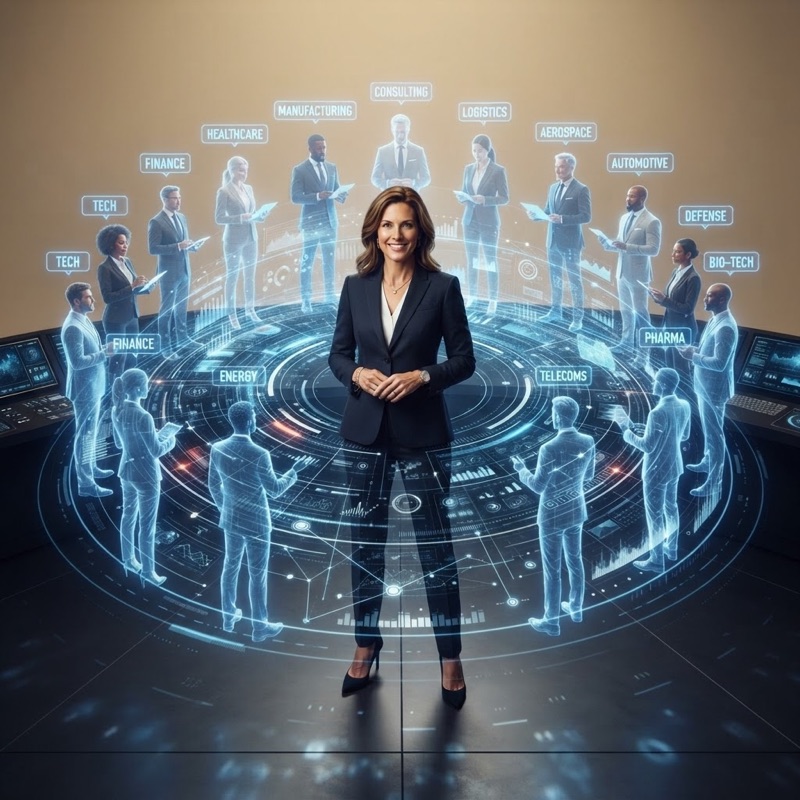 Visual representing the elite peer network