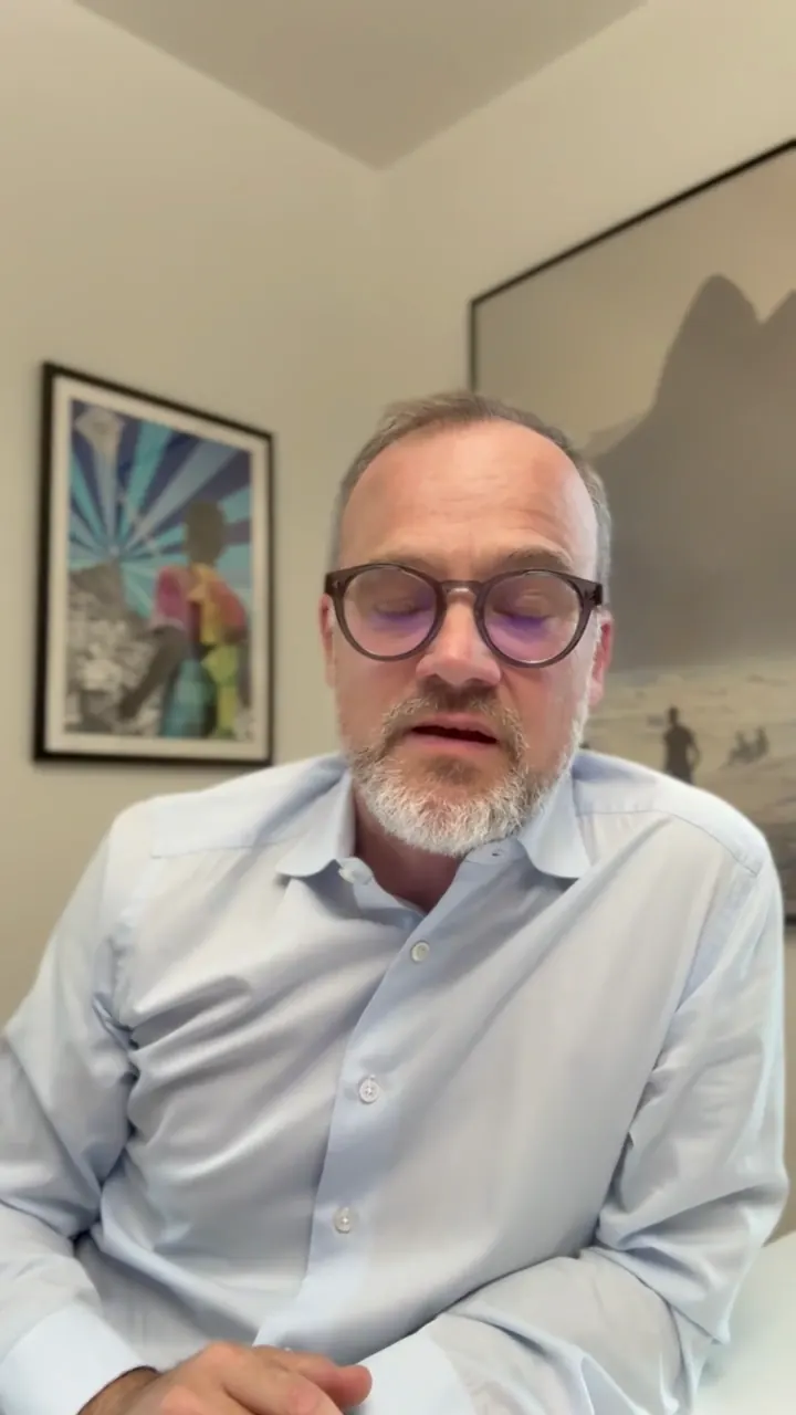 David D, still frame from their video testimonial