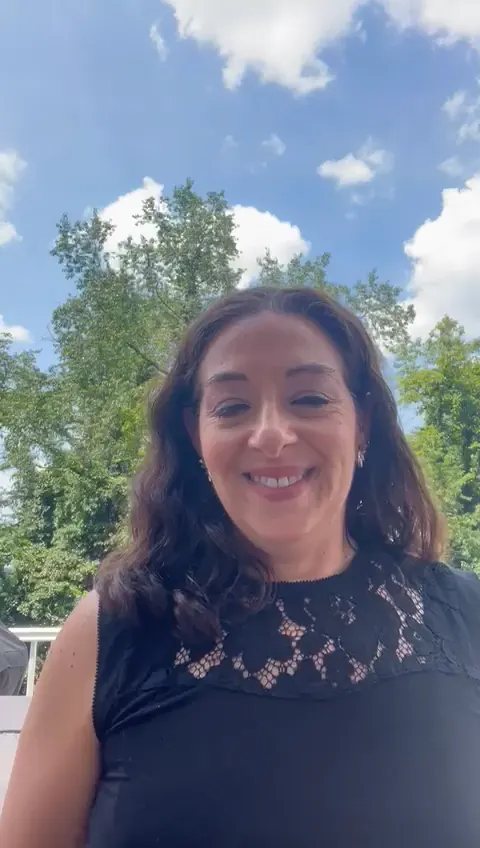 Jamie A, still frame from their video testimonial